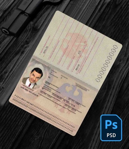 Germany passport (till March of 2017) PSD